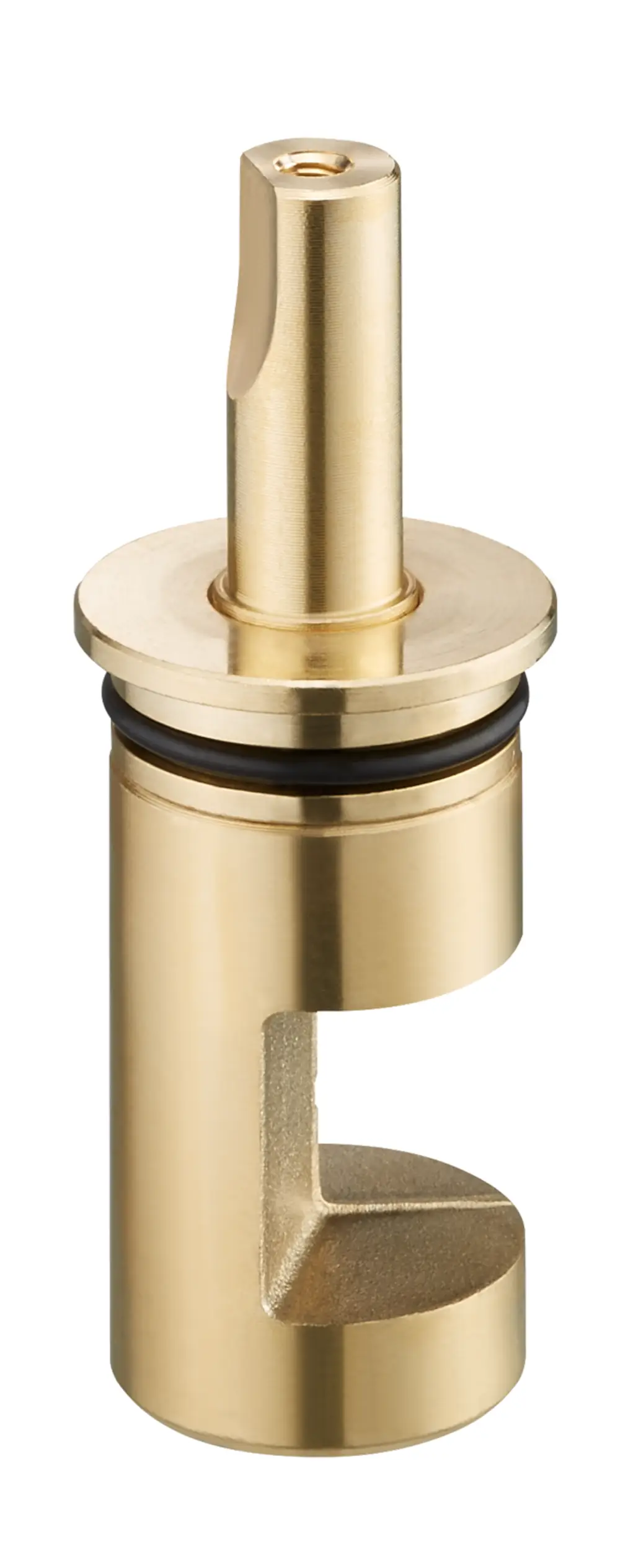 Regelstück aus Messing für einen Dreiwegemischer. Die Bauform zeigt eine Verbindung mit Dichtungssatz. Oventrop-Produkt, geeignet für bestimmte Installationen.